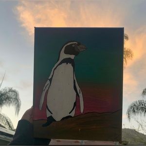 Penguin Painting